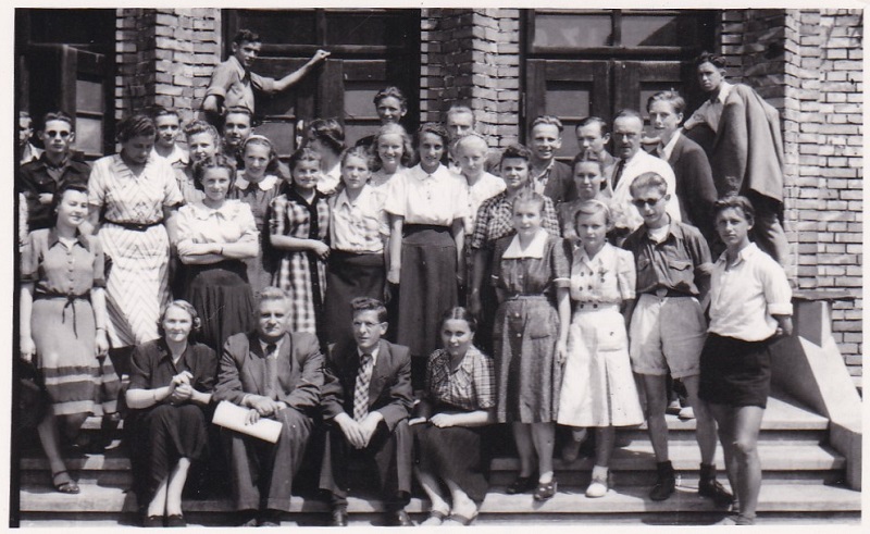 Szkoła na Nowym Rembertowie ok 1950