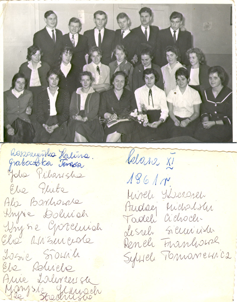 Matura 1961 Liceum im. Kosciuszki