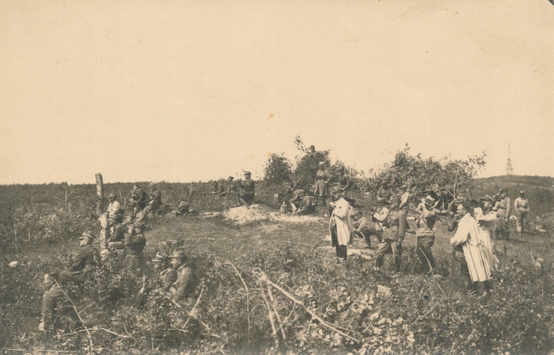 Ćwiczenia na poligonie w Rembertowie 1930