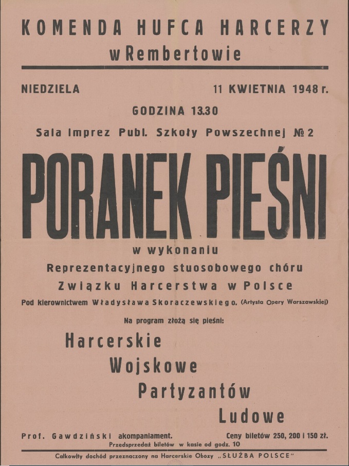 Koncert piesni 1948