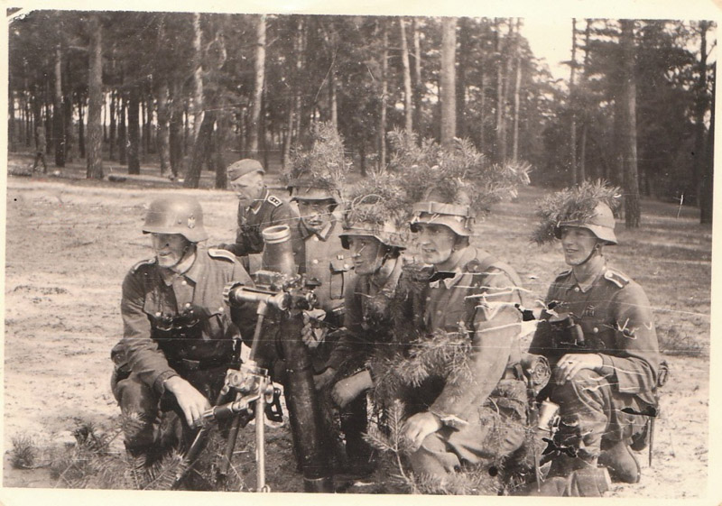 Niemieckie szkolenia na poligonie w Rembertowie. Około 1942 roku