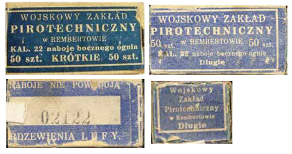 opakowanie naboi z fabryki "Pocisk"