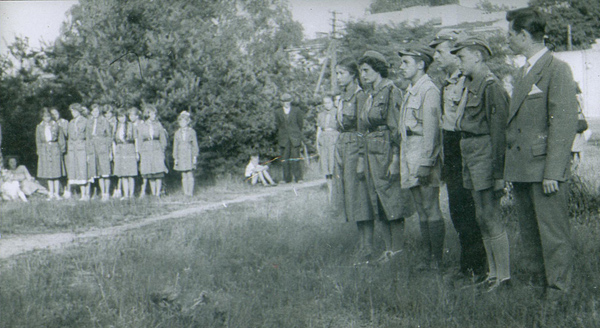 Wyjazd na obóz w Bieszczady 1958 r.