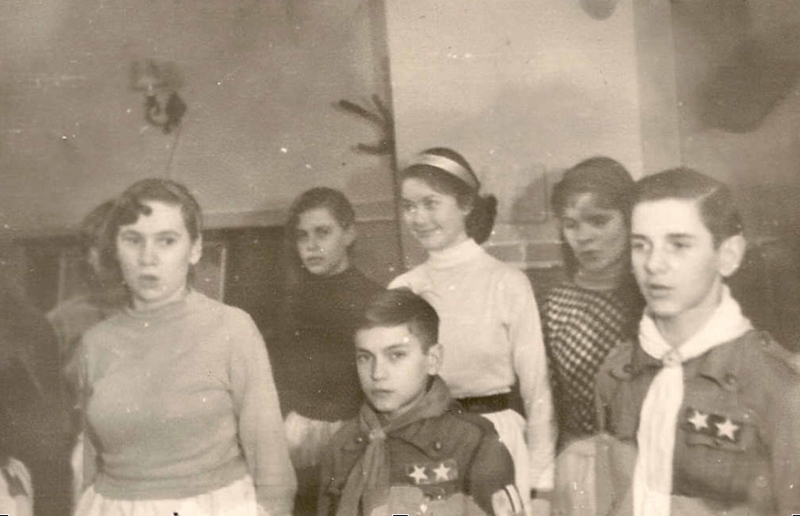 Zimowisko w Miłkowie koło Karpacza, grudzień 1958