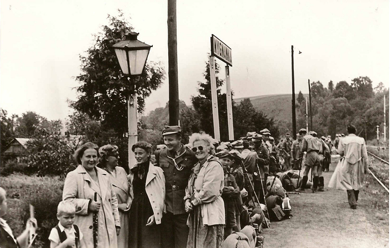 Lipiec 1958r Bieszczady Zwierzyń, Myczkowce koło Leska