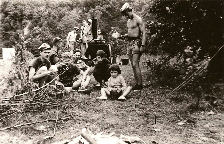 Lipiec 1958r Bieszczady Zwierzyń, Myczkowce koło Leska