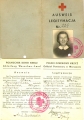 Legitymacja pielgniarki PCK z 1942