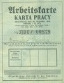 Karta Pracy "Arbeitskarte" 1939-44