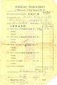 Dowód wpłaty 1939