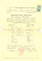 Świadectwo semestralne 1934