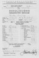 Świadectwo szkolne 1942