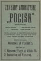reklama Z.A. Pocisk z 1925
