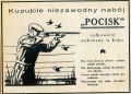 reklama amunicji z "Pocisku"