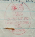 Zarząd miasta Rembertowa 1942